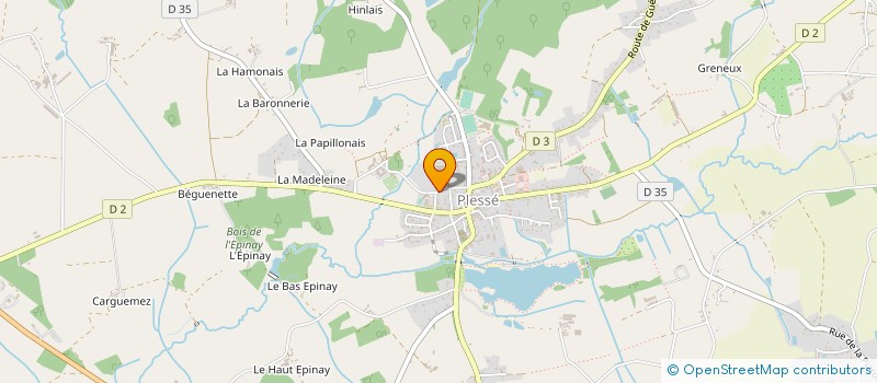 localisation de l'entreprise ROSS à PLESSE