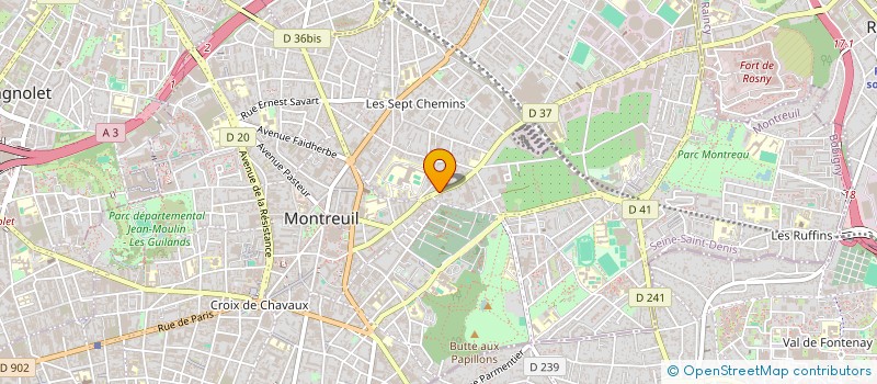 localisation de l'entreprise ROSS à MONTREUIL