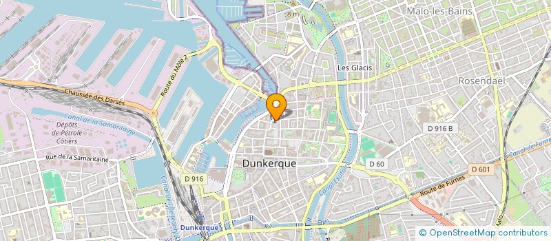 localisation de l'entreprise ROSS BARBER à DUNKERQUE