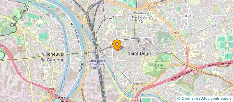 localisation de l'entreprise ROSS BATIMENT  SAINT-DENIS