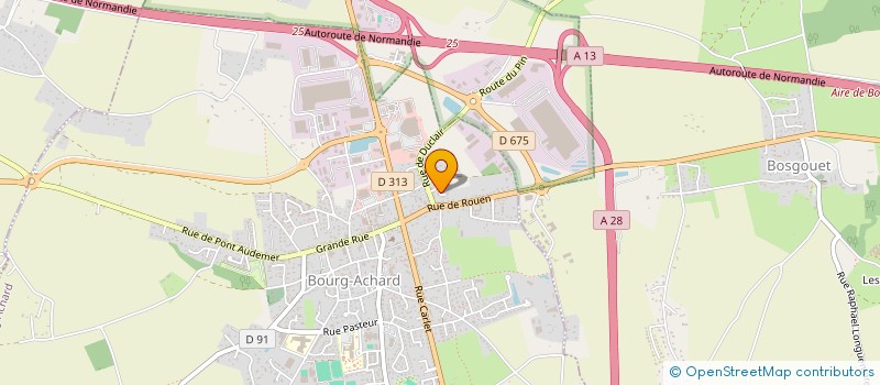 localisation de l'entreprise ROSS IMMO INVEST  BOURG-ACHARD