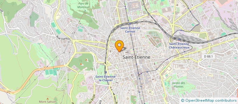 localisation de l'entreprise ROSS PARTNERS  SAINT-ETIENNE