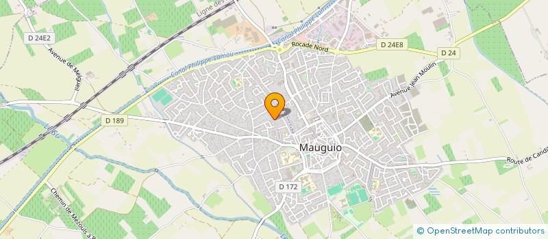 localisation de l'entreprise ROSSA IMMOBILIER  MAUGUIO