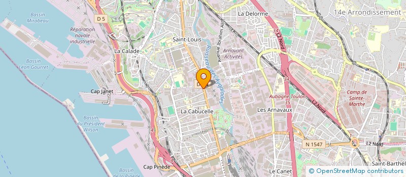 localisation de l'entreprise ROSSAFI à MARSEILLE