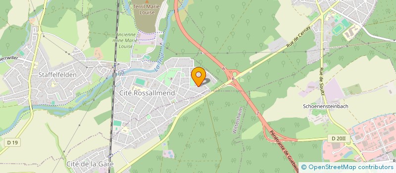 localisation de l'entreprise ROSSALDMOMES  STAFFELFELDEN