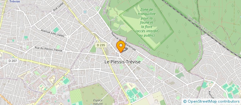 localisation de l'entreprise ROSSARD à LE PLESSIS-TREVISE
