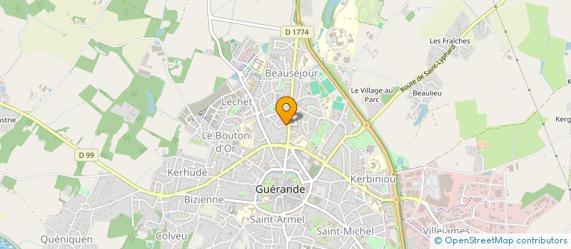 localisation de l'entreprise ROSSCO  GUERANDE