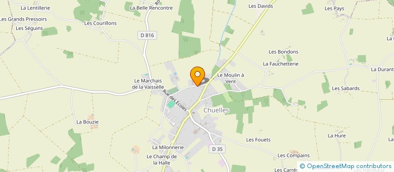 localisation de l'entreprise ROSSE à CHUELLES