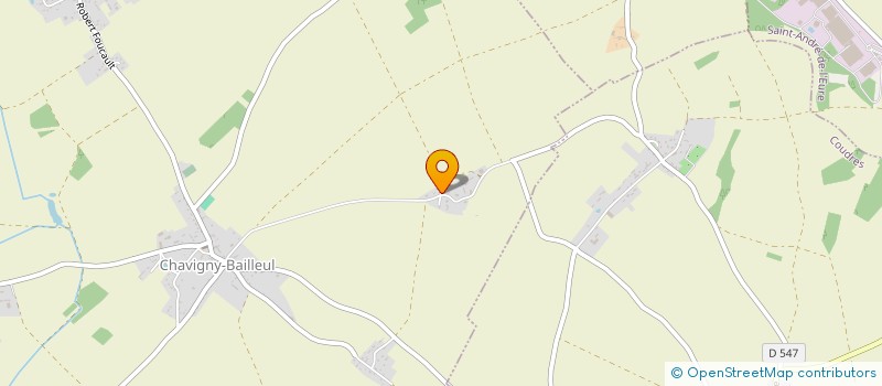 localisation de l'entreprise ROSSE MICHEL  CHAVIGNY-BAILLEUL