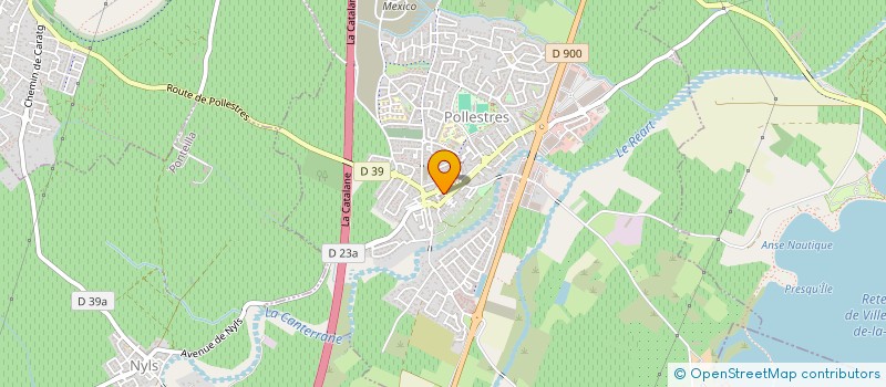 localisation de l'entreprise ROSSELLO STREET BAND  POLLESTRES