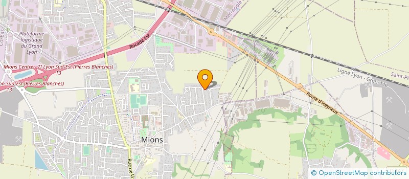 localisation de l'entreprise ROSSET BRESSAND PLOMBERIE à MIONS