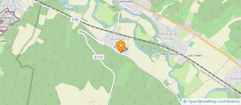 localisation de l'entreprise ROSSETTI PERE & FILS  JAUCOURT