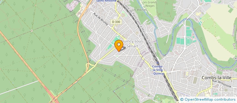 localisation de l'entreprise ROSSI à QUINCY-SOUS-SENART
