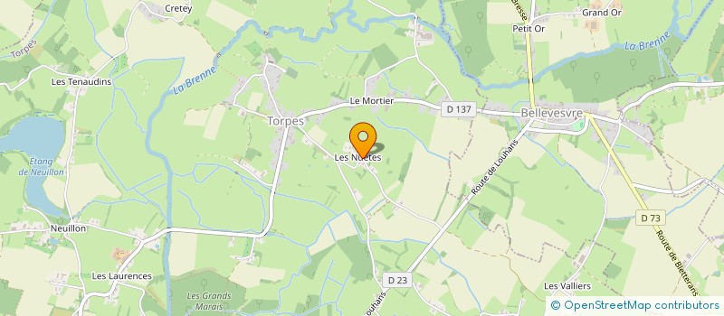 localisation de l'entreprise ROSSI  CLUX-VILLENEUVE