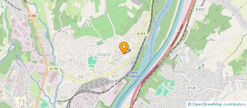 localisation de l'entreprise ROSSI à GRIGNY