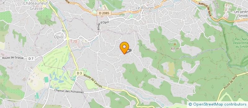 localisation de l'entreprise ROSSI CARRELAGE  OPIO