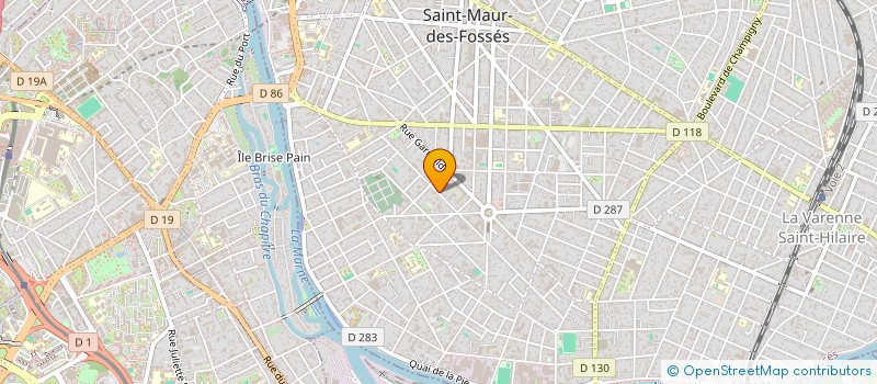 localisation de l'entreprise ROSSI-CLAUZIN à SAINT-MAUR-DES-FOSSES