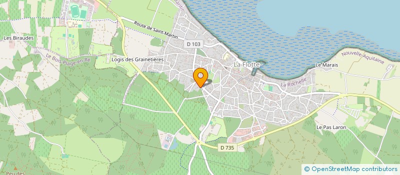 localisation de l'entreprise ROSSI DE LA BONNE POINTURE  LA FLOTTE