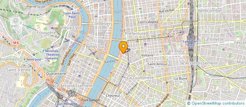 localisation de l'entreprise ROSSI ET ASTORGA LOPEZ à LYON