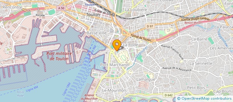 localisation de l'entreprise ROSSI ET NOVELLA à TOULON