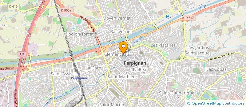 localisation de l'entreprise ROSSI FLAGSHIP  PERPIGNAN