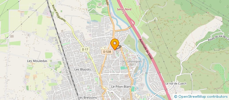 localisation de l'entreprise ROSSI HABITAT  SALON-DE-PROVENCE