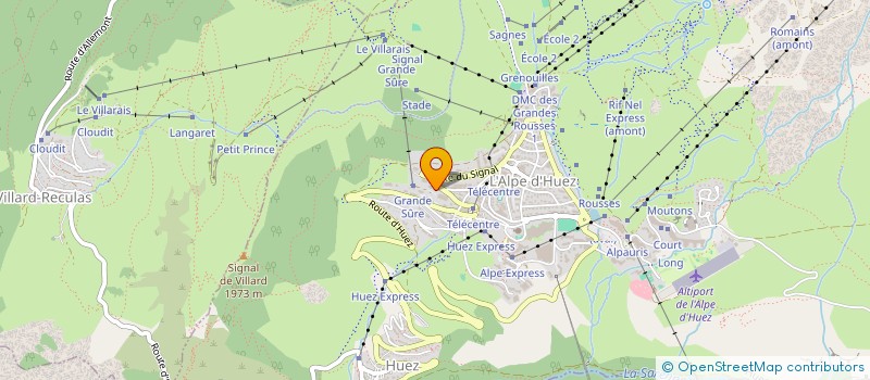 localisation de l'entreprise ROSSI JOHANN-HENRION ANNE  HUEZ