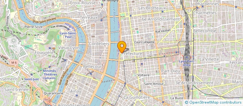 localisation de l'entreprise ROSSI MENGA ET COMPAGNIE  LYON