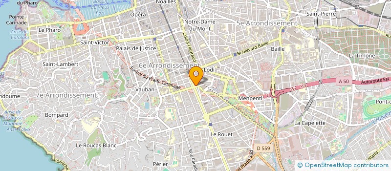 localisation de l'entreprise ROSSI PRADO à MARSEILLE
