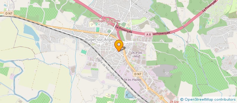 localisation de l'entreprise ROSSIGNOL 2  PUGET-SUR-ARGENS