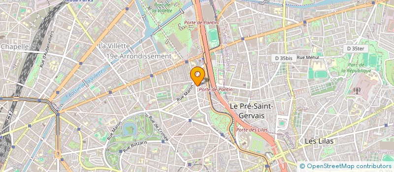 localisation de l'entreprise ROSSIGNOL  PARIS