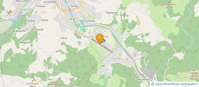 localisation de l'entreprise ROSSIGNOL à SAINT-GIRONS