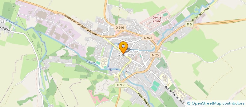 localisation de l'entreprise ROSSIGNOL ET RICHARD à DOULLENS