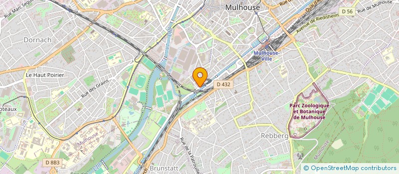 localisation de l'entreprise ROSSIGNOL INDIVISION  MULHOUSE