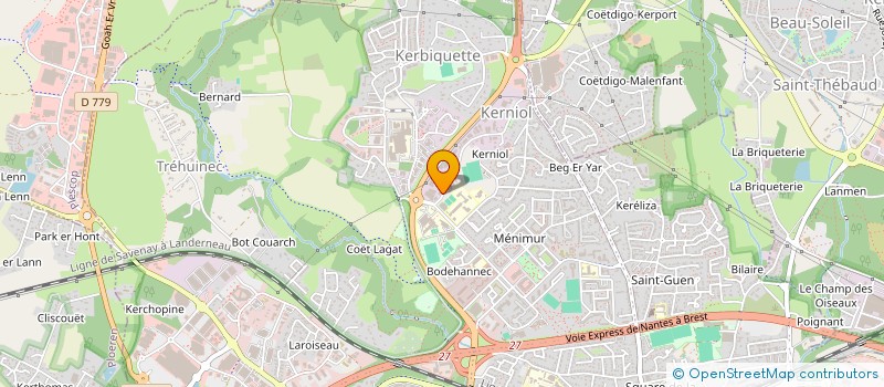 localisation de l'entreprise ROSSIGNOL NEXT SERVICES à VANNES
