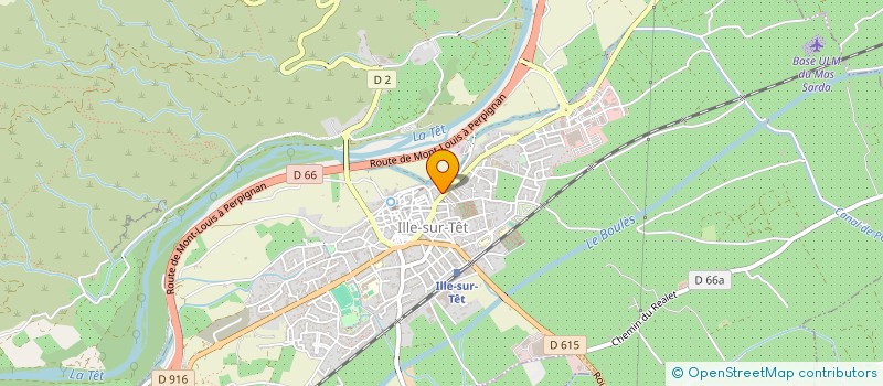 localisation de l'entreprise ROSSIGNOL PERE ET FILS  ILLE-SUR-TET