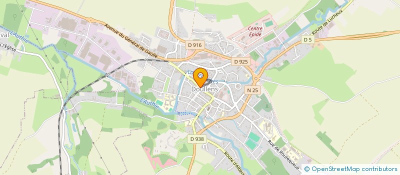 localisation de l'entreprise ROSSIGNOL R ET LECOCQ O à DOULLENS