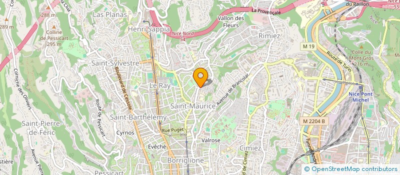 localisation de l'entreprise ROSSIGNOL SERVICES à NICE