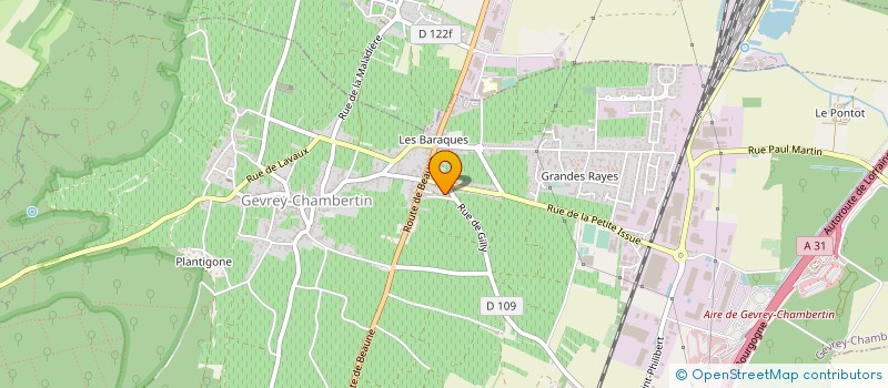 localisation de l'entreprise ROSSIGNOL-TRAPET à GEVREY-CHAMBERTIN