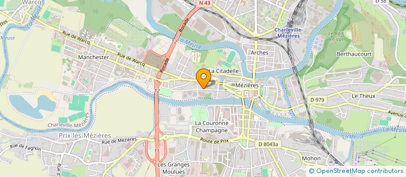localisation de l'entreprise ROSSIGNON ET CIE à CHARLEVILLE-MEZIERES