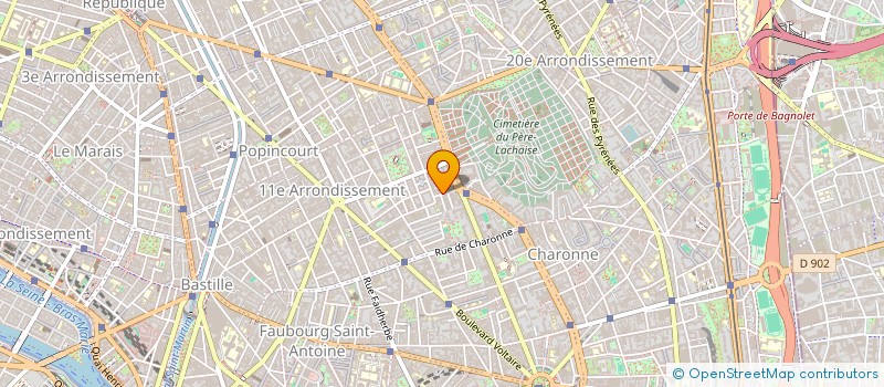 localisation de l'entreprise ROSSIMMO  PARIS