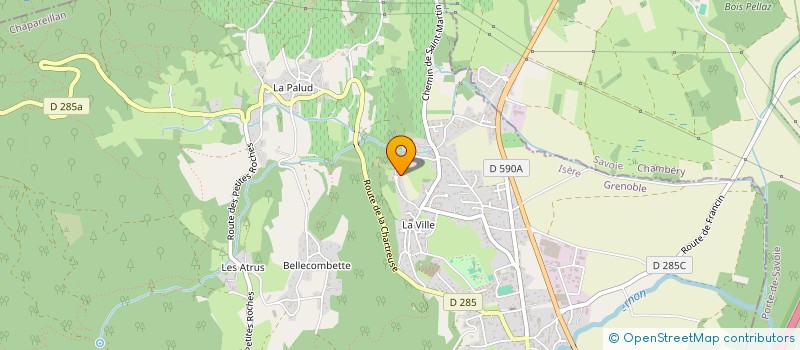 localisation de l'entreprise ROSSIMMO  CHAPAREILLAN