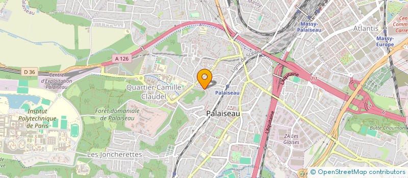 localisation de l'entreprise ROSSINFO  PALAISEAU