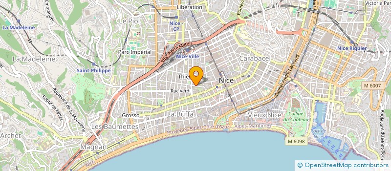localisation de l'entreprise ROSSINI 2 à NICE