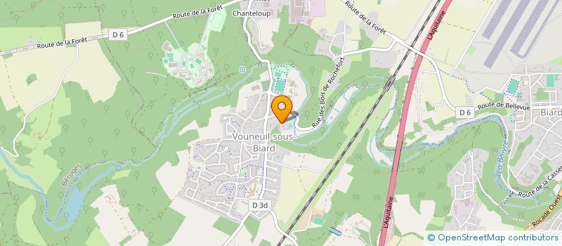 localisation de l'entreprise ROSSINI  VOUNEUIL-SOUS-BIARD