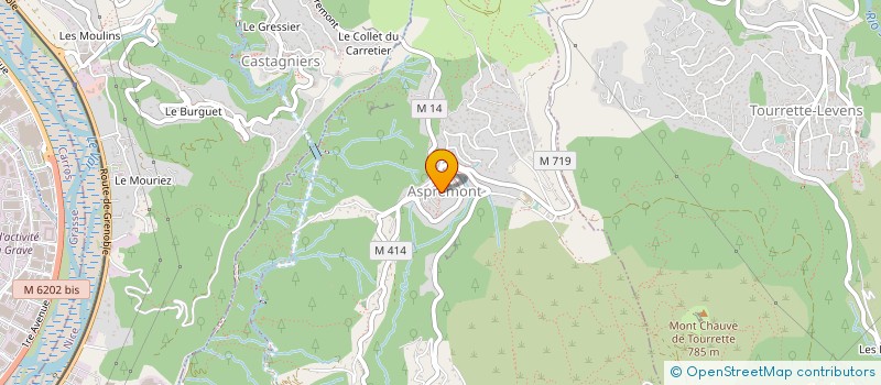 localisation de l'entreprise ROSSINI PATRIMOINE  ASPREMONT