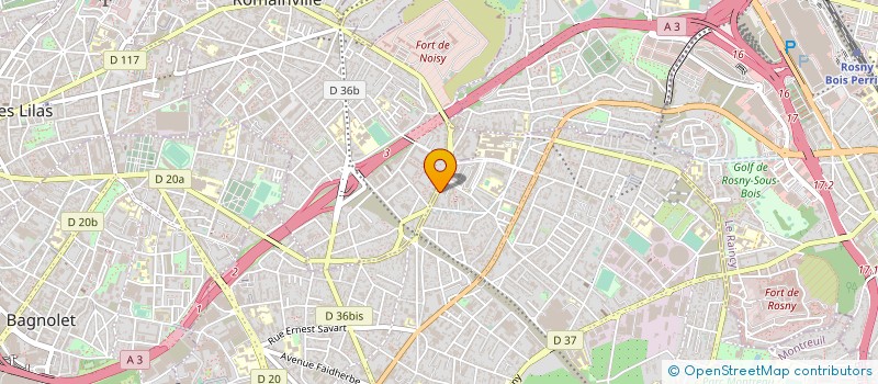 localisation de l'entreprise ROSSIO à MONTREUIL
