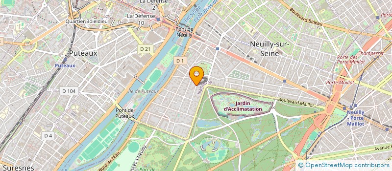 localisation de l'entreprise ROSSLYN RESEARCH FRANCE RAME à NEUILLY-SUR-SEINE
