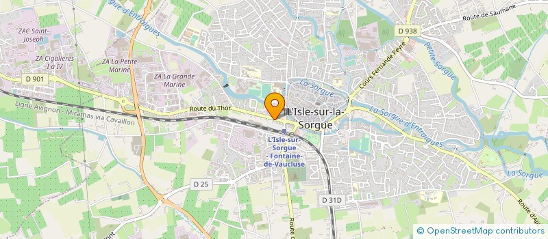 localisation de l'entreprise ROSSMARK à L'ISLE-SUR-LA-SORGUE