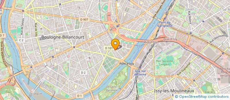 localisation de l'entreprise ROSSO GREEN CONSULTING  BOULOGNE-BILLANCOURT